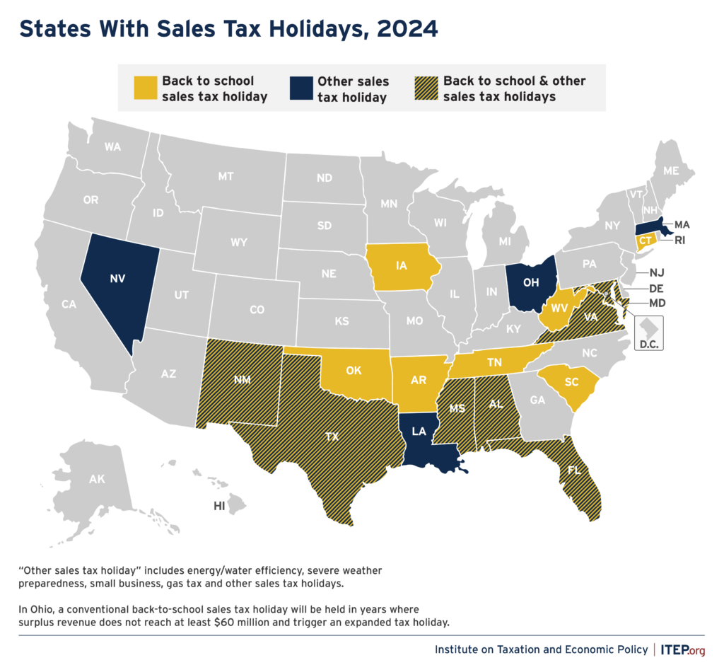 STATES WITH SALEX TAX HOLIDAYS 2025, John Geantasio, cpa new jersey