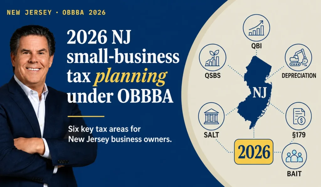 2026 OBBBA tax changes for New Jersey small-business owners including QBI, SALT, Section 179 and depreciation