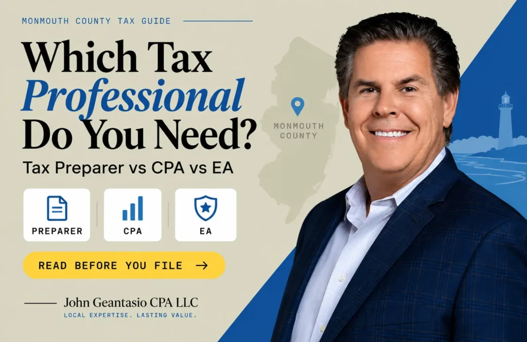 tax preparer Monmouth County NJ